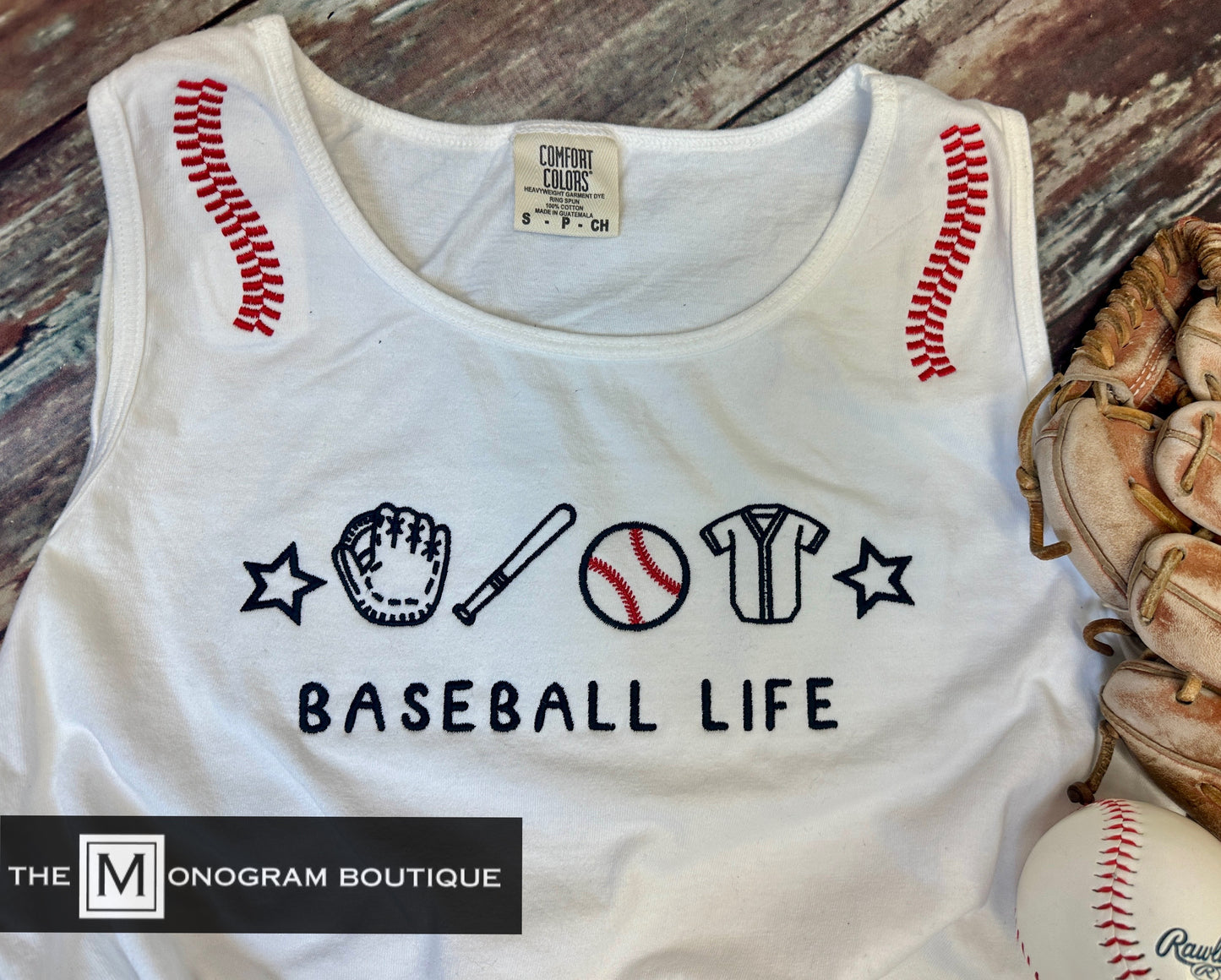 Baseball/Softball Comfort Color Tank