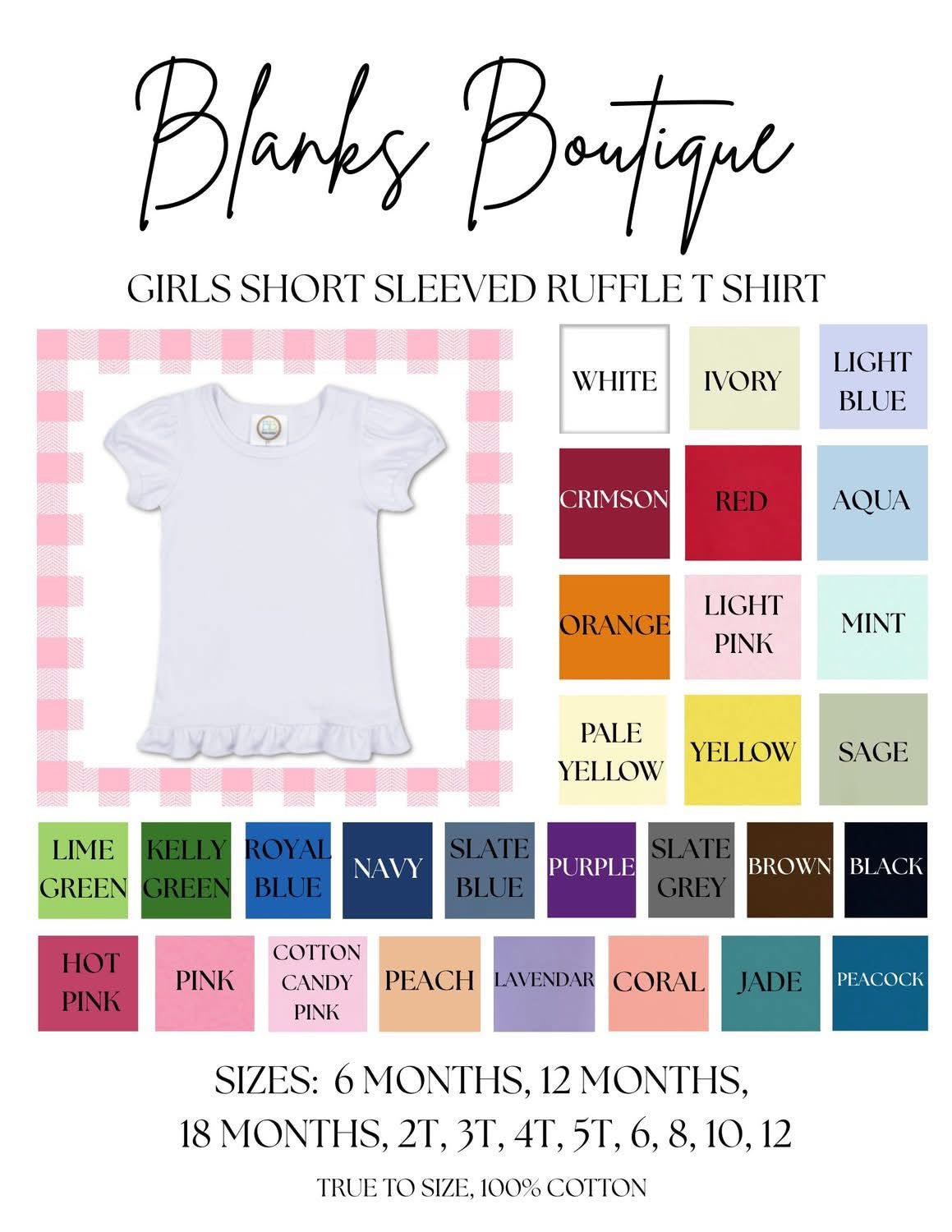 Pennant Glitter Boutique Shirts