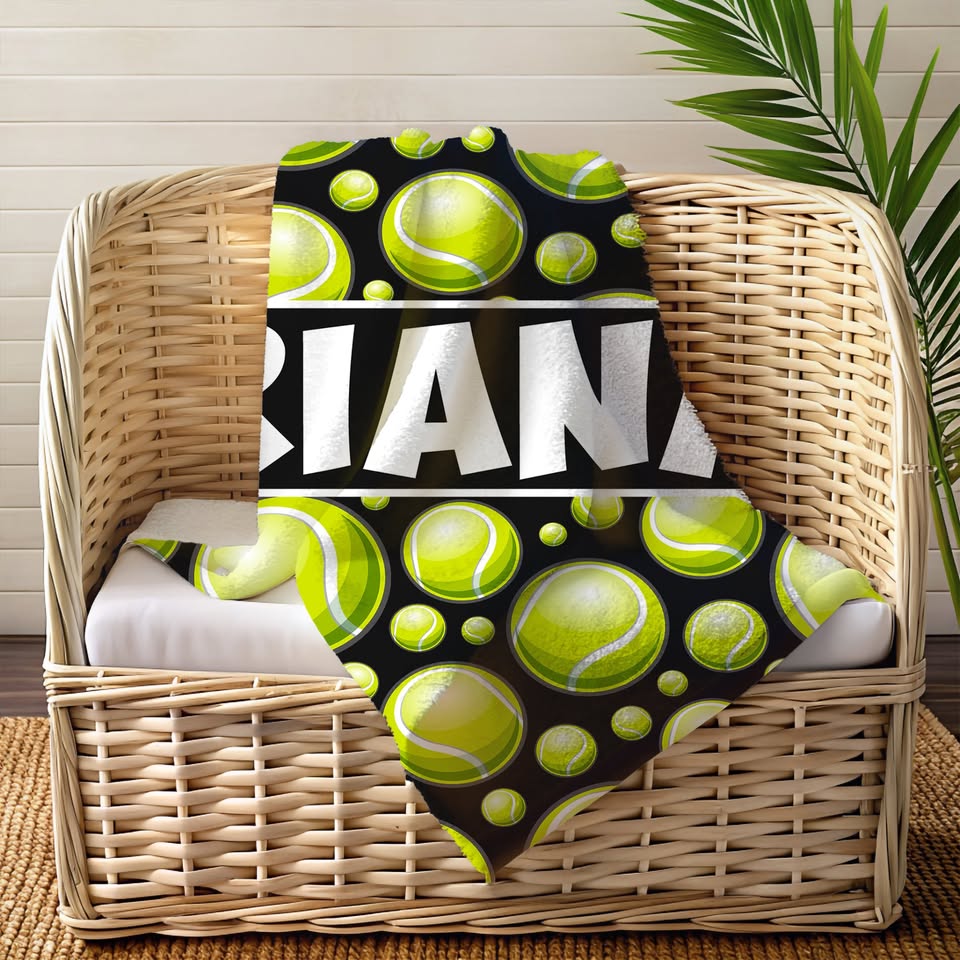 Sports Personalized Plush Blankets