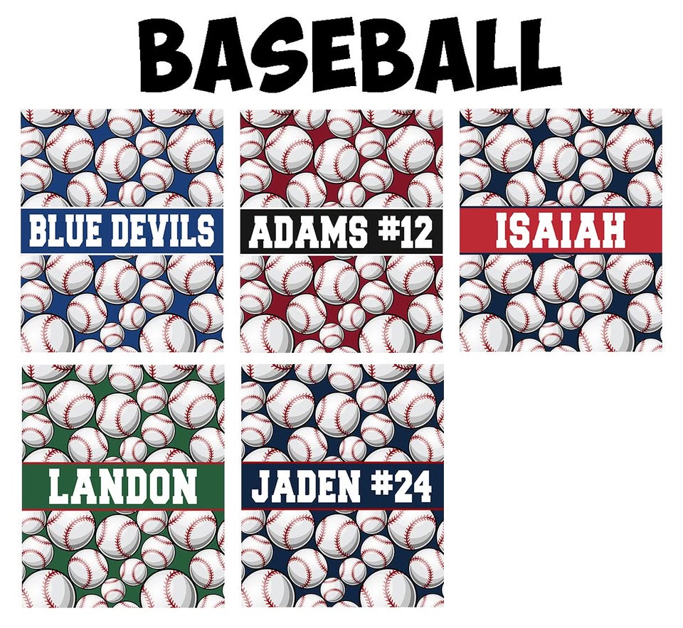 Sports Personalized Plush Blankets
