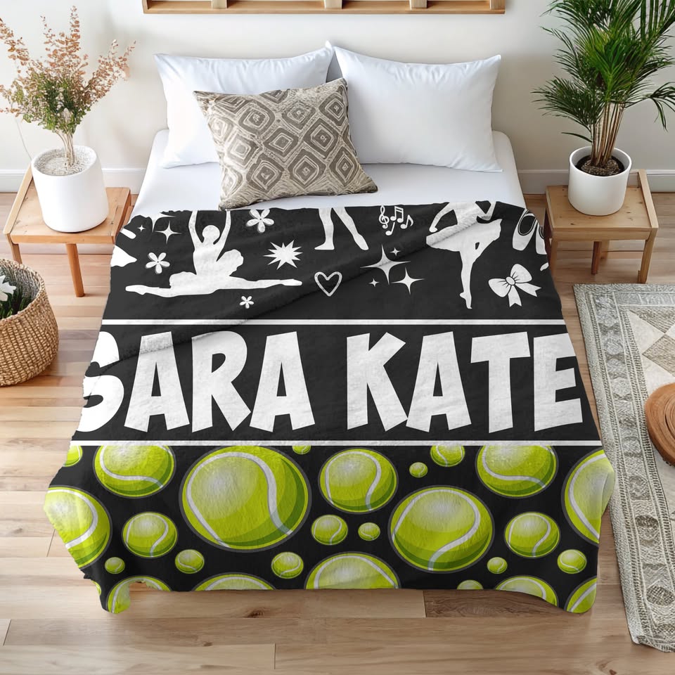 Sports Personalized Plush Blankets