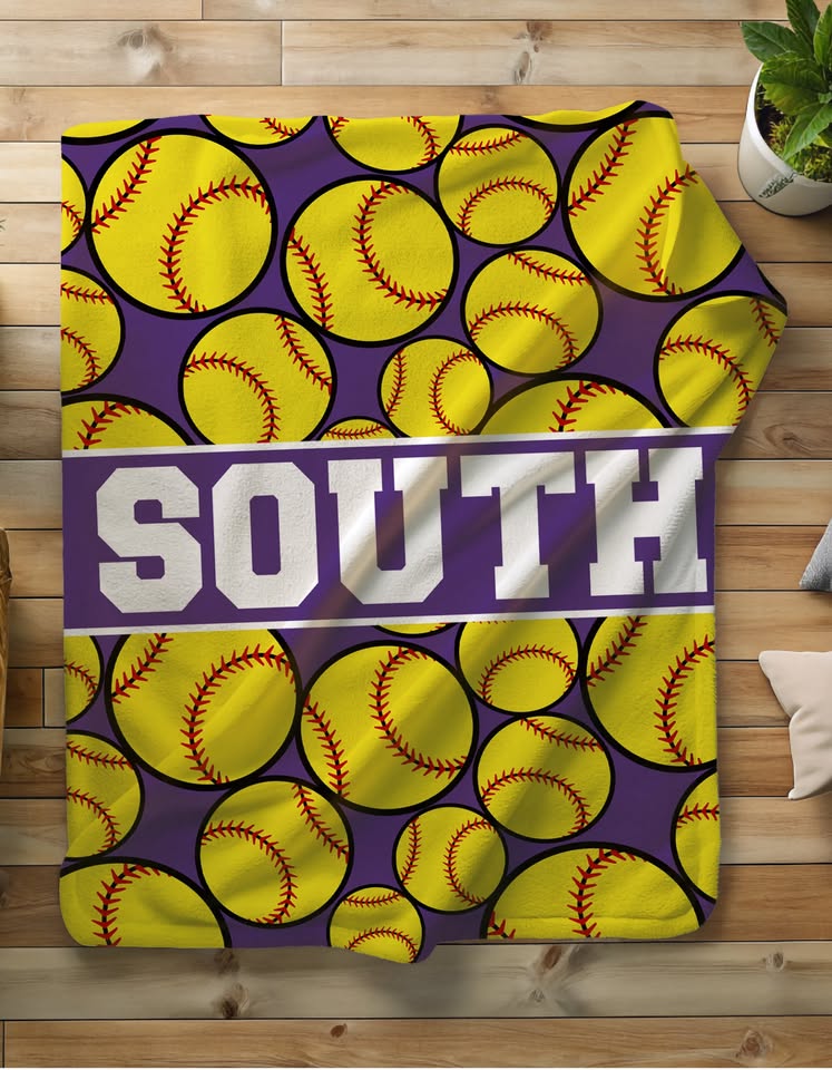 Sports Personalized Plush Blankets
