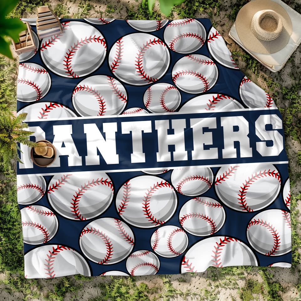 Sports Personalized Plush Blankets