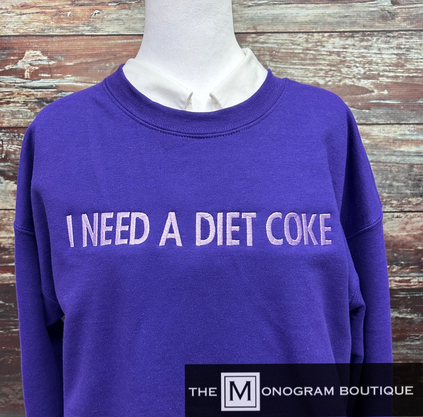 Gildan Sweatshirt - I Need A Diet Coke