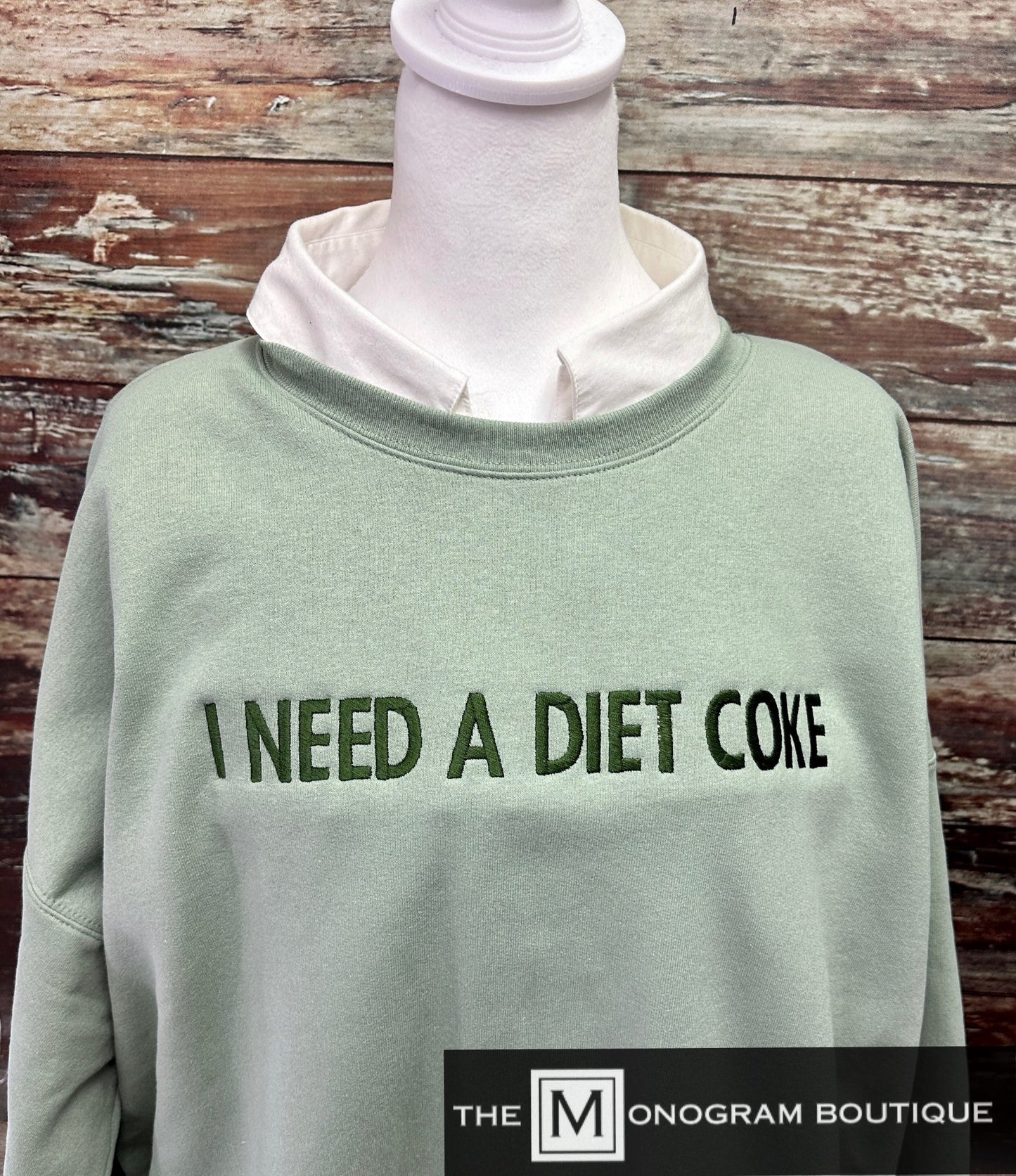 Gildan Sweatshirt - I Need A Diet Coke