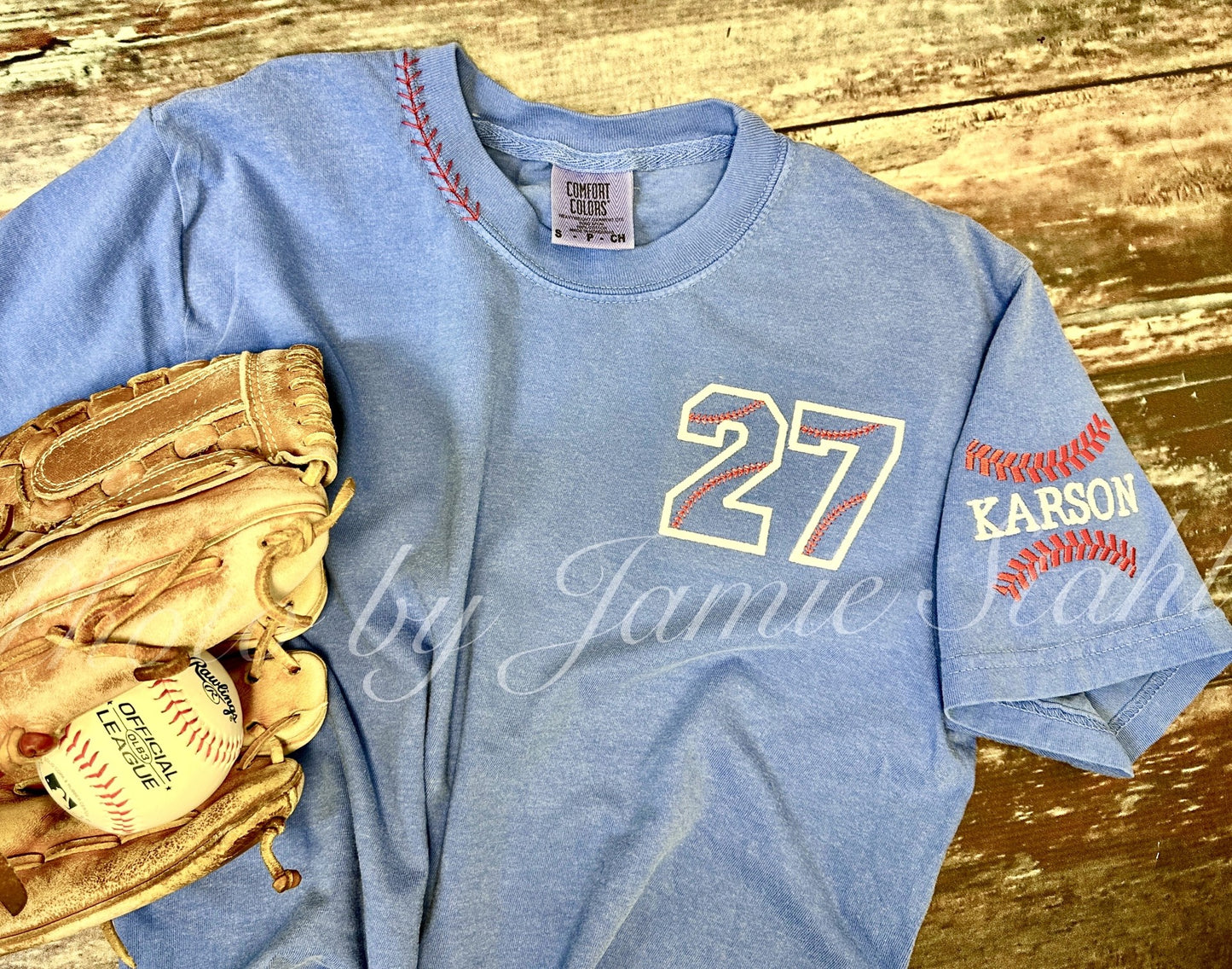 Baseball Comfort Color Short Sleeve Shirt