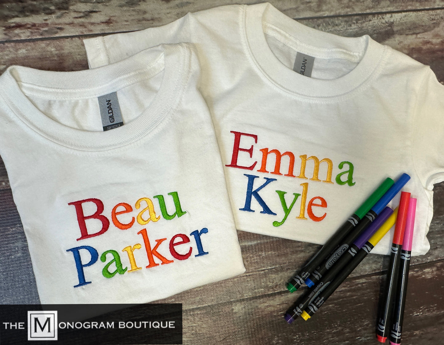 Back to School Name Shirts
