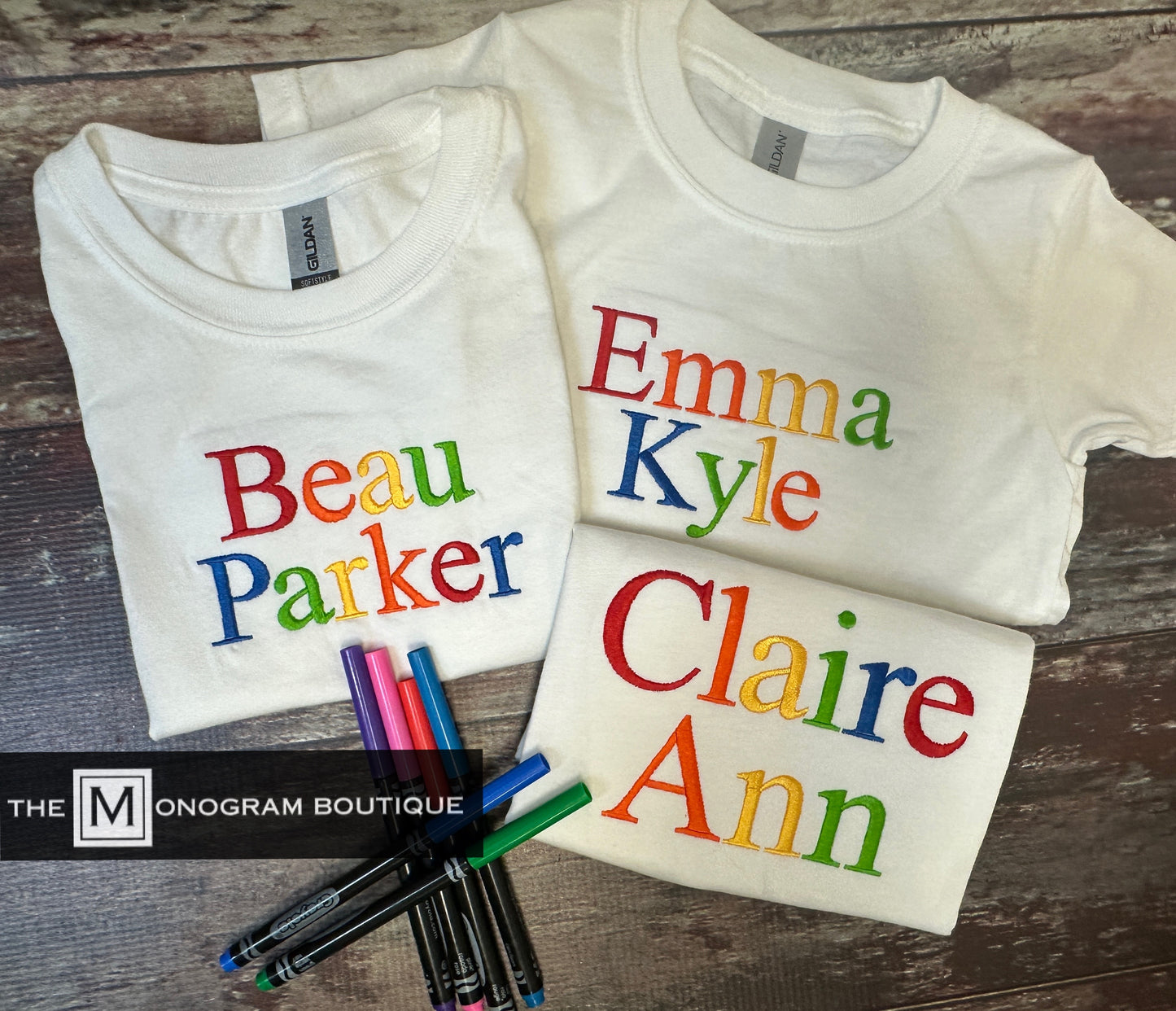 Back to School Name Shirts