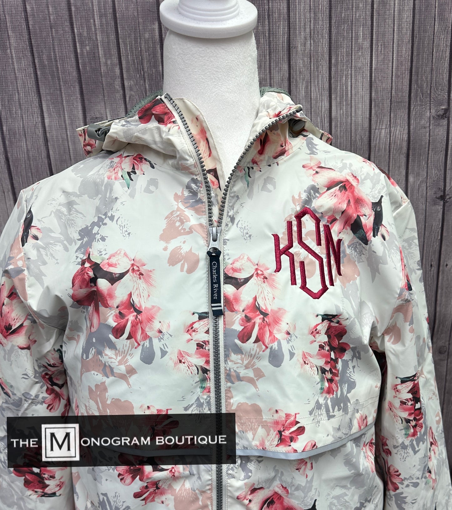 Charles River New Englander Rain Jacket Floral