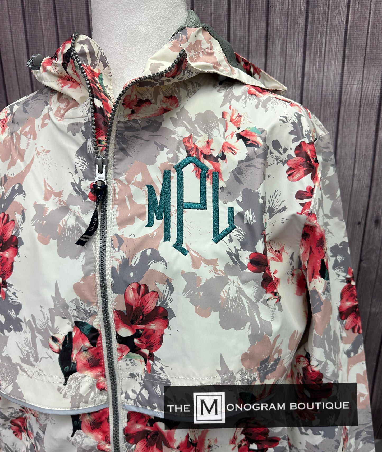 Charles River New Englander Rain Jacket Floral