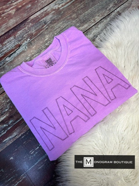 Neon Violet with tonal thread