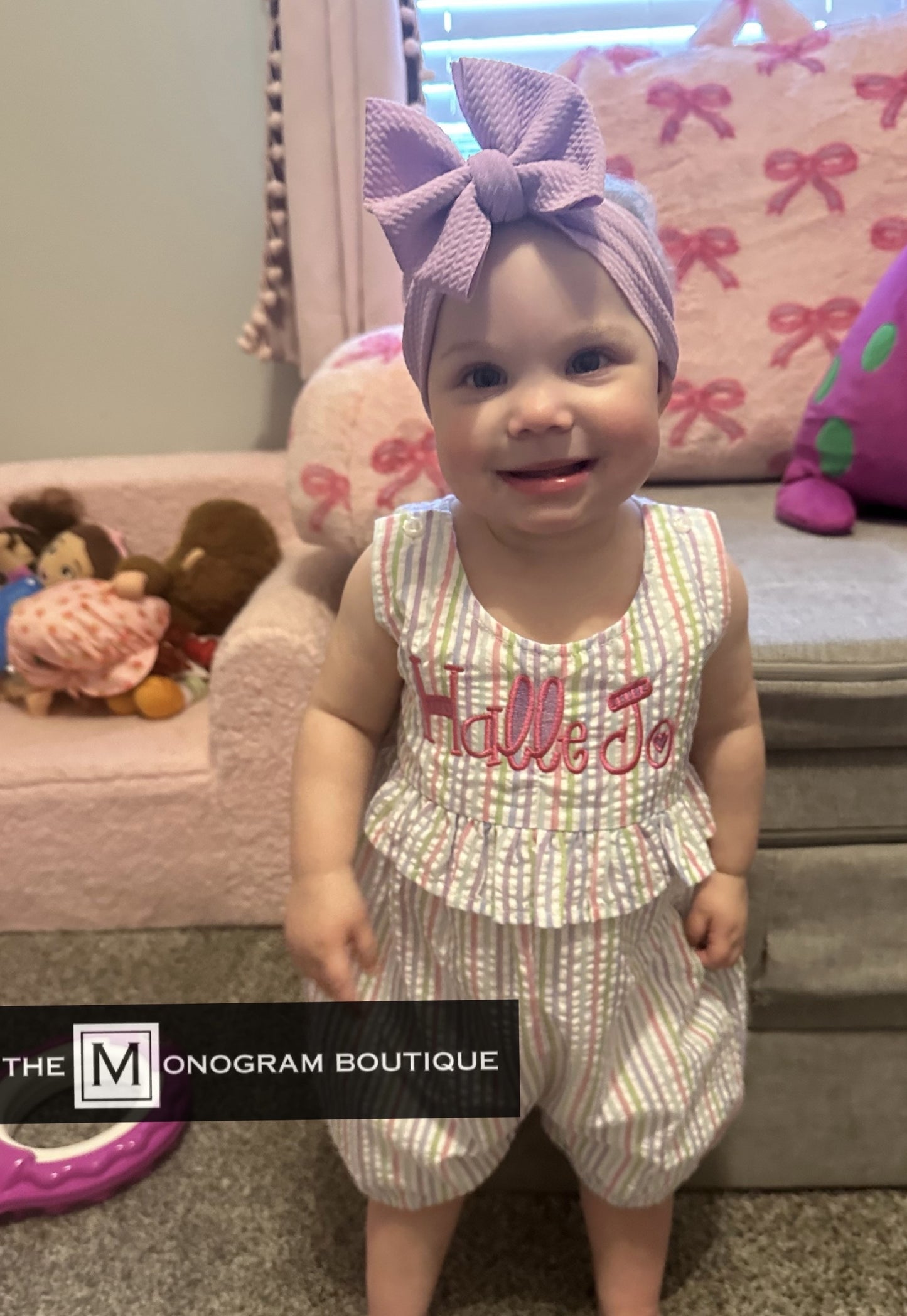 Easter/Spring Ruffle Romper