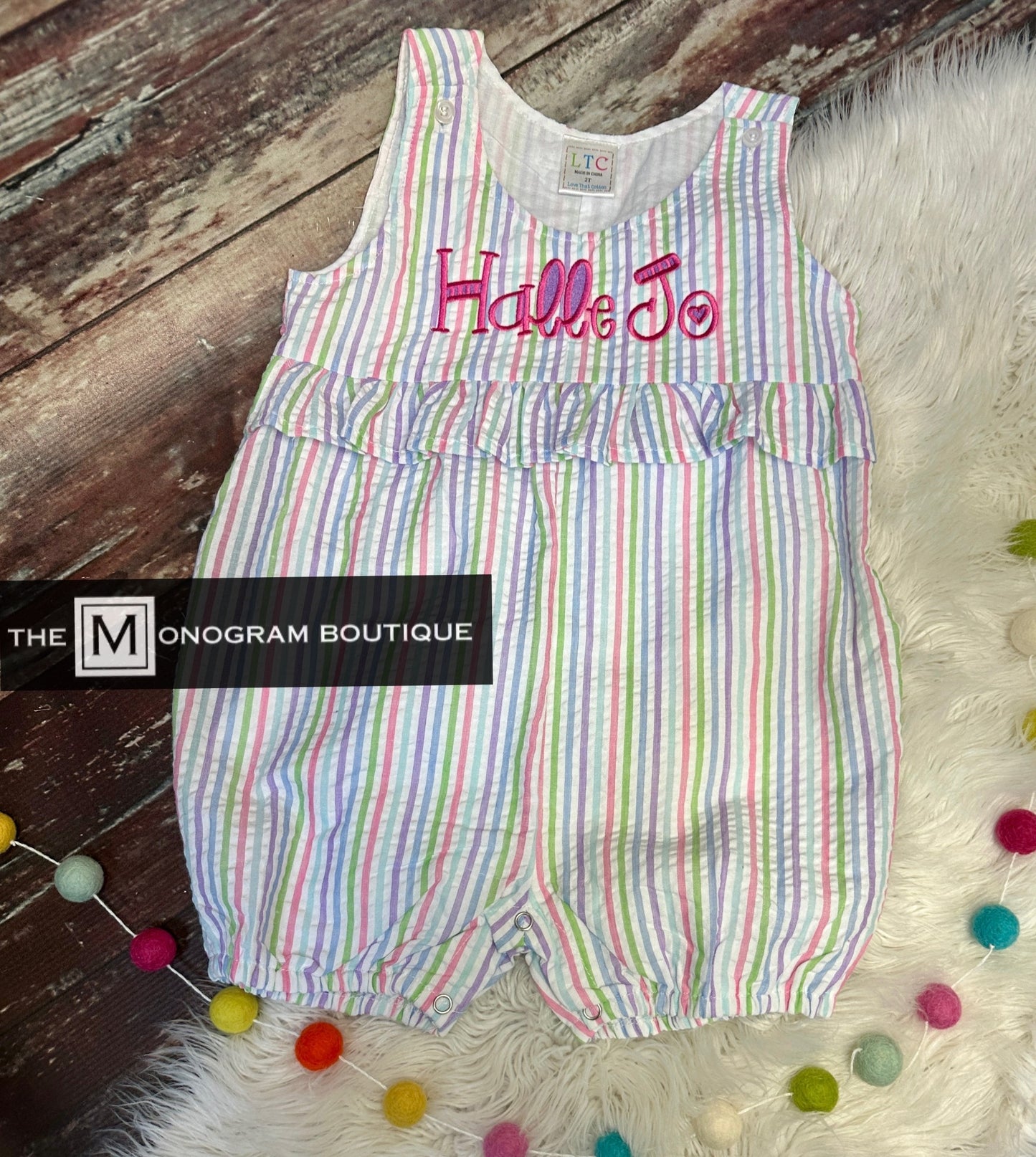 Easter/Spring Ruffle Romper