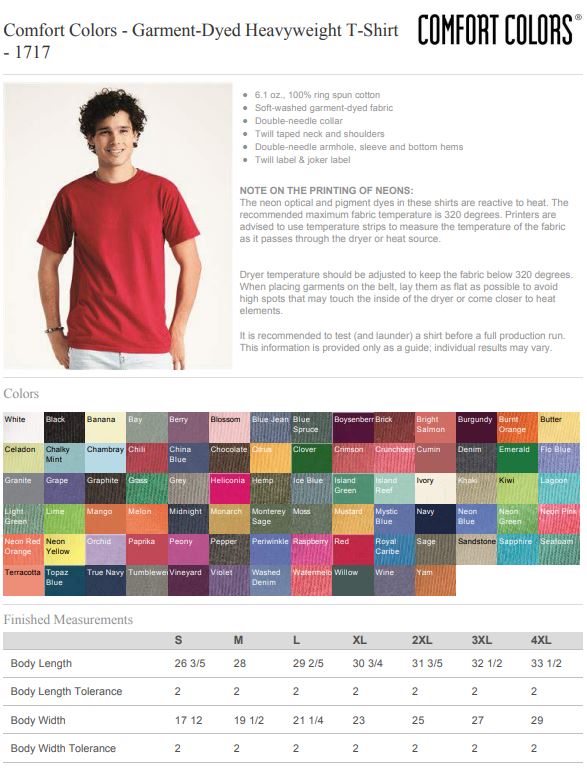 Mother's Day Comfort Color Short Sleeve T-shirts
