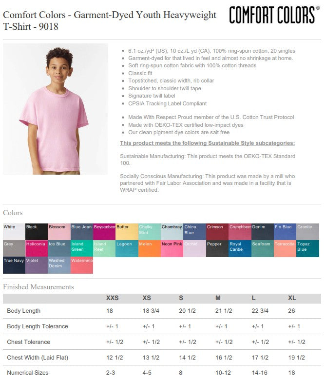 Patriotic Comfort Color Short Sleeve T-shirts
