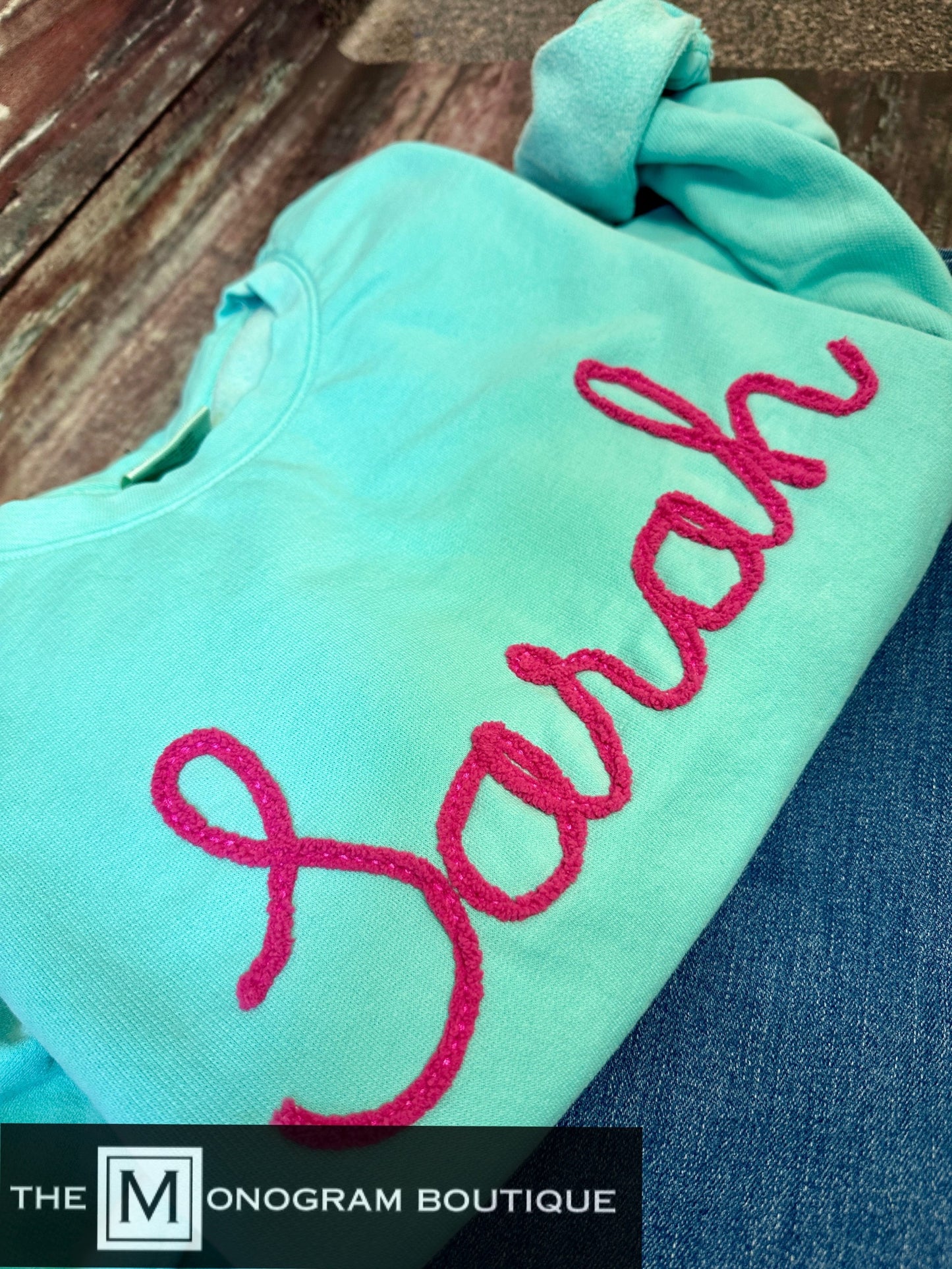 Chenille Yarn Name Comfort Color Sweatshirts