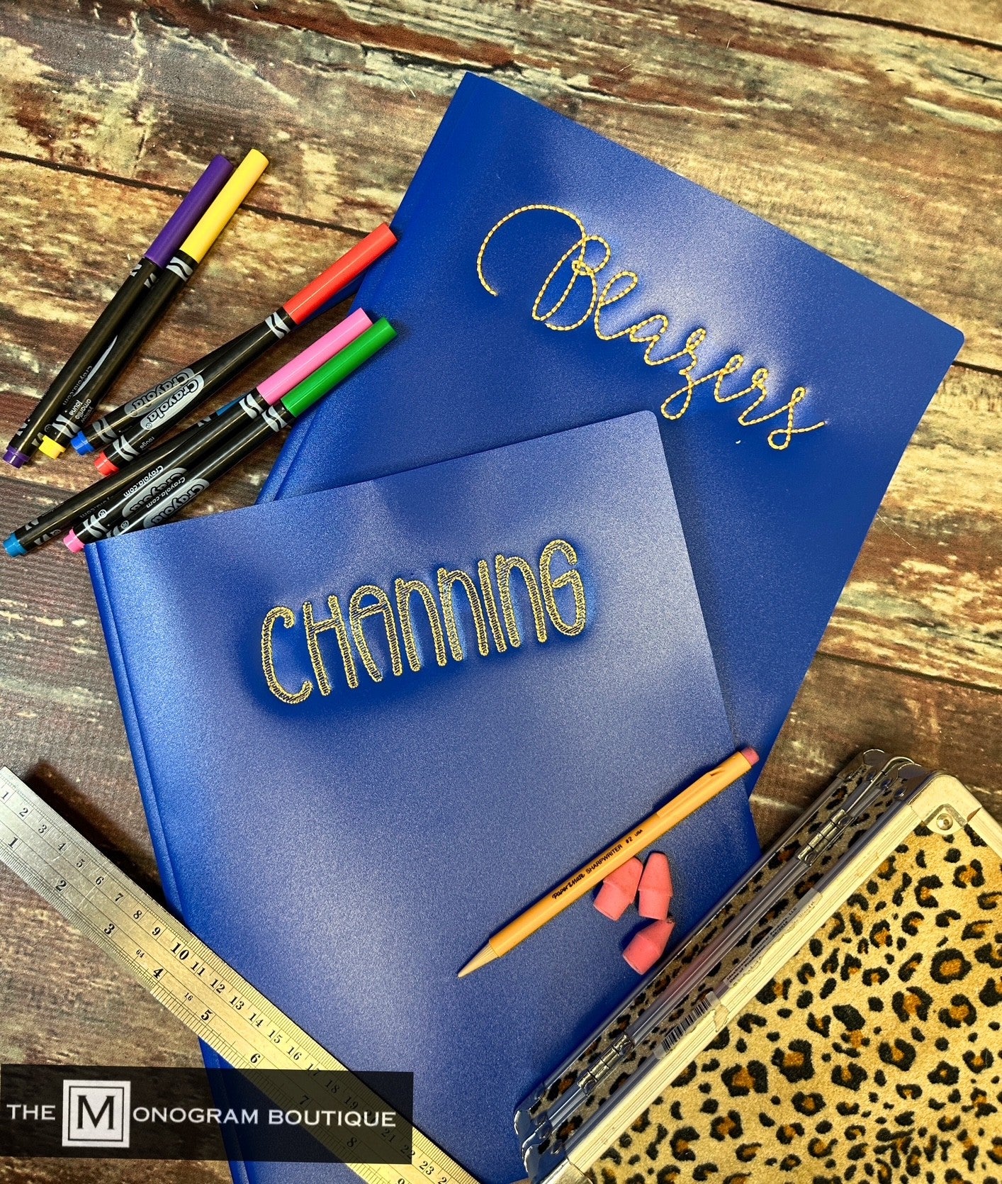 Embroidered School Folder