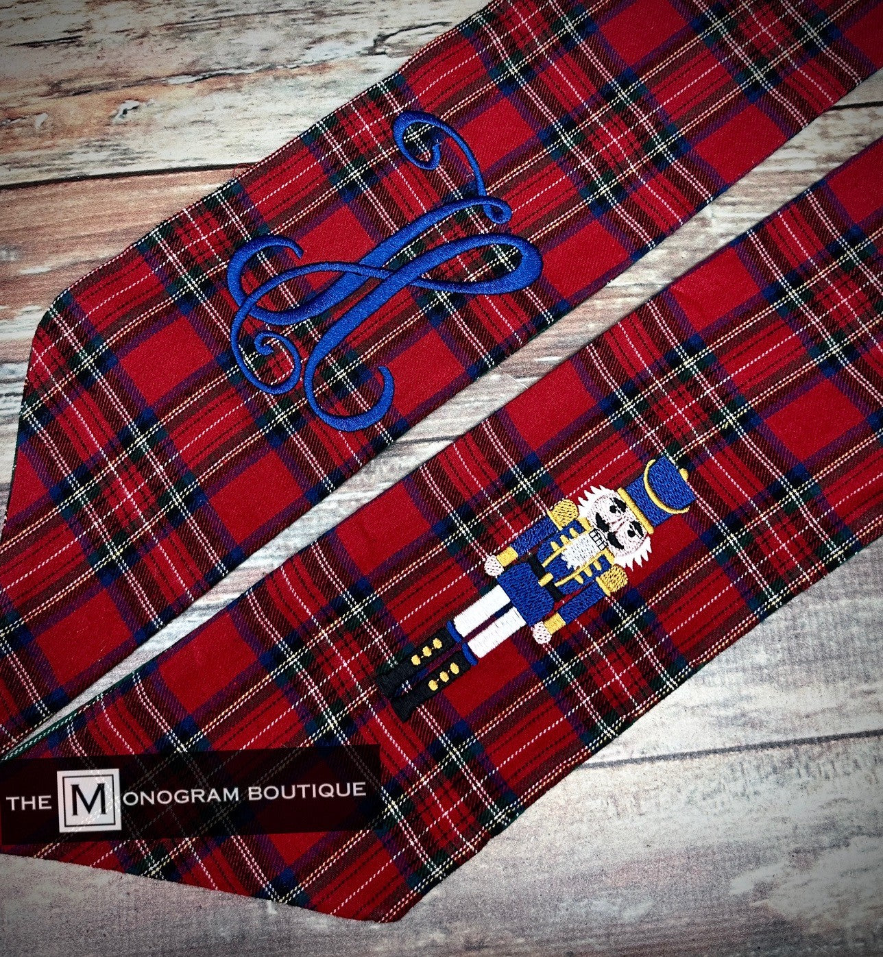 Wreath Sash Embroidered
