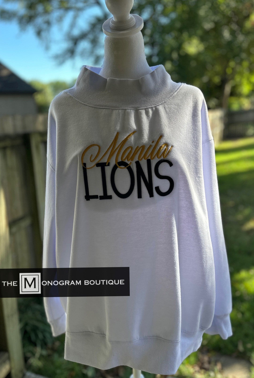 High Neck Fleece Oversized Sweatshirt