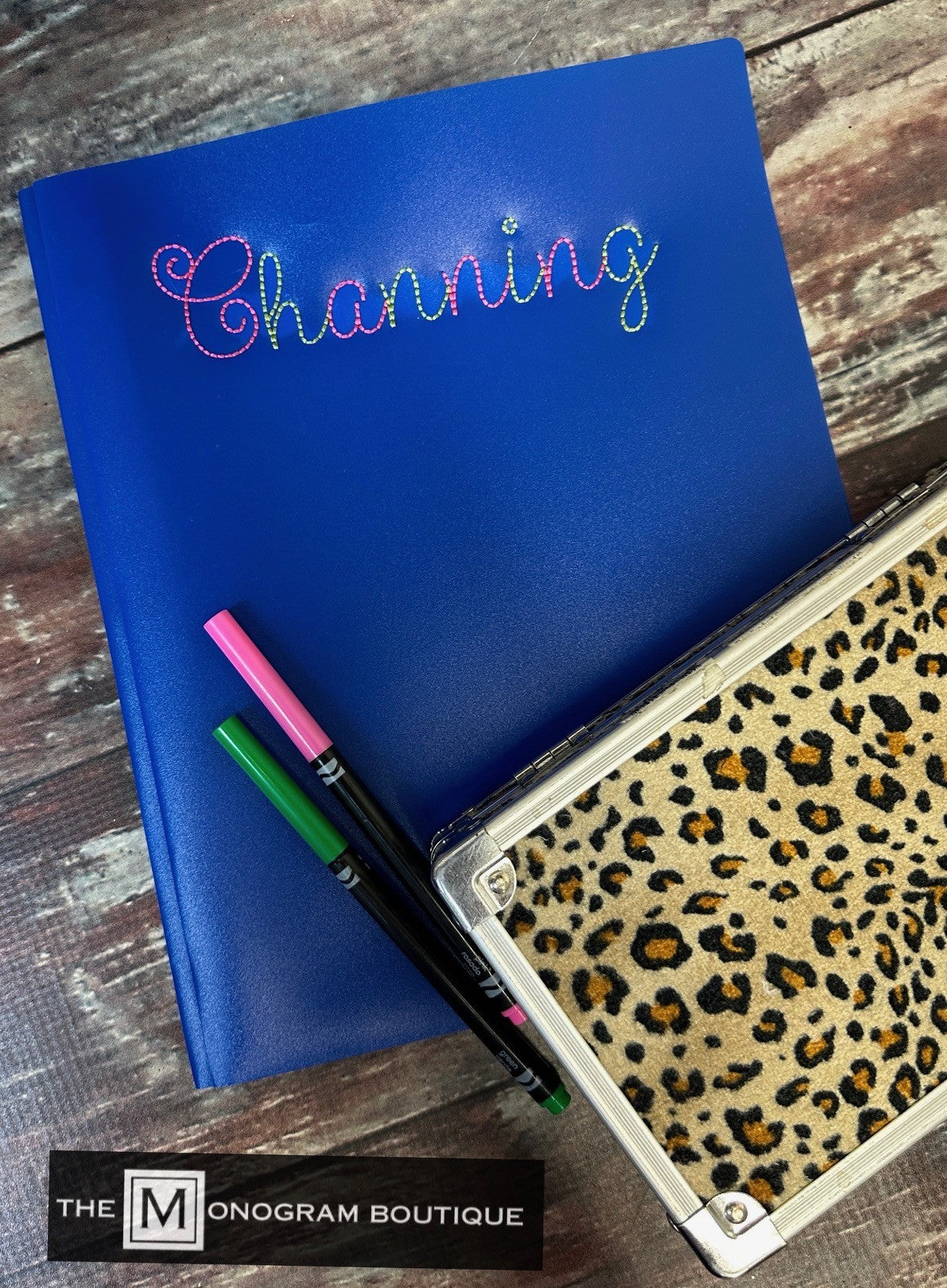 Embroidered School Folder