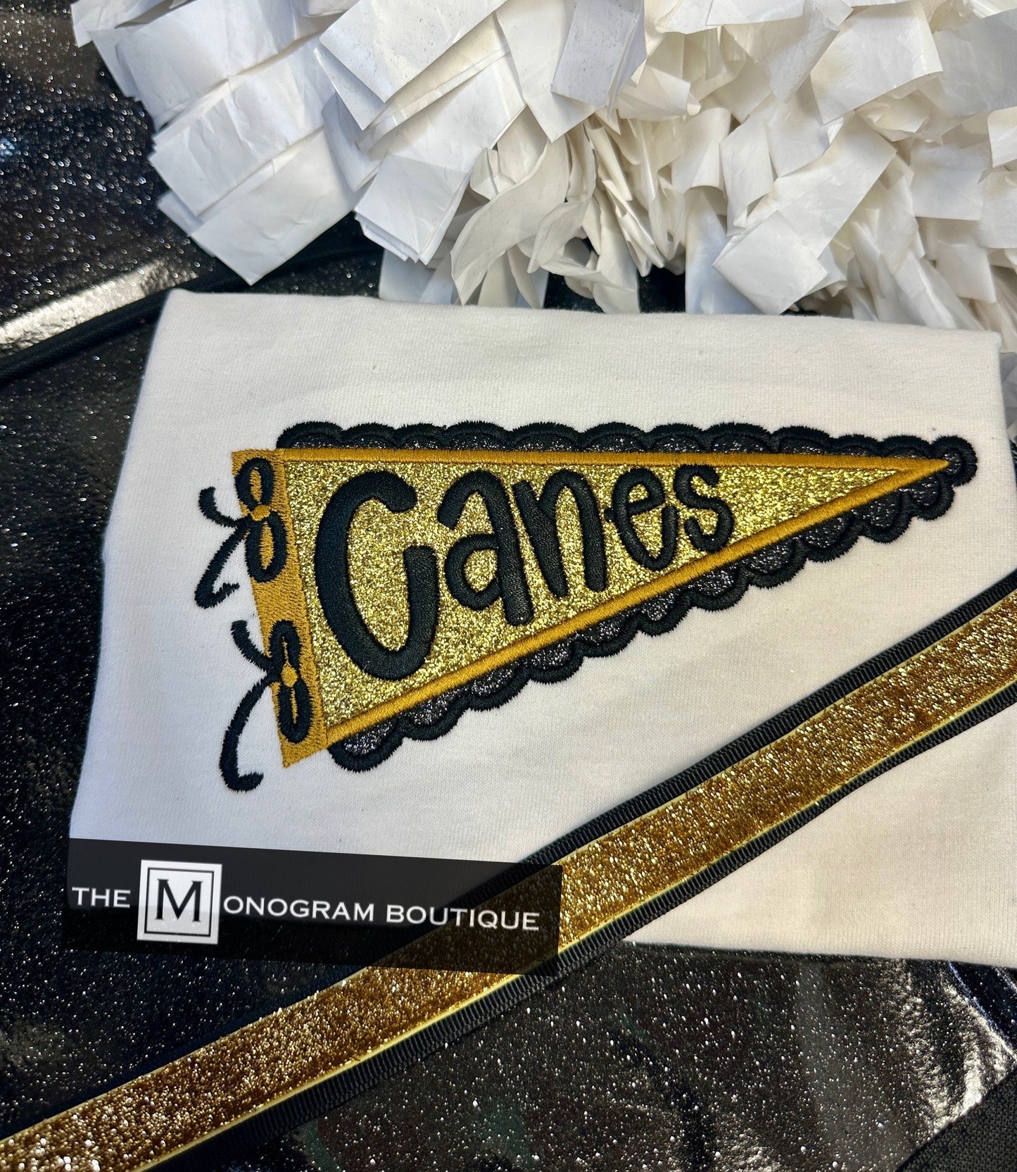 Pennant Glitter Boutique Shirts