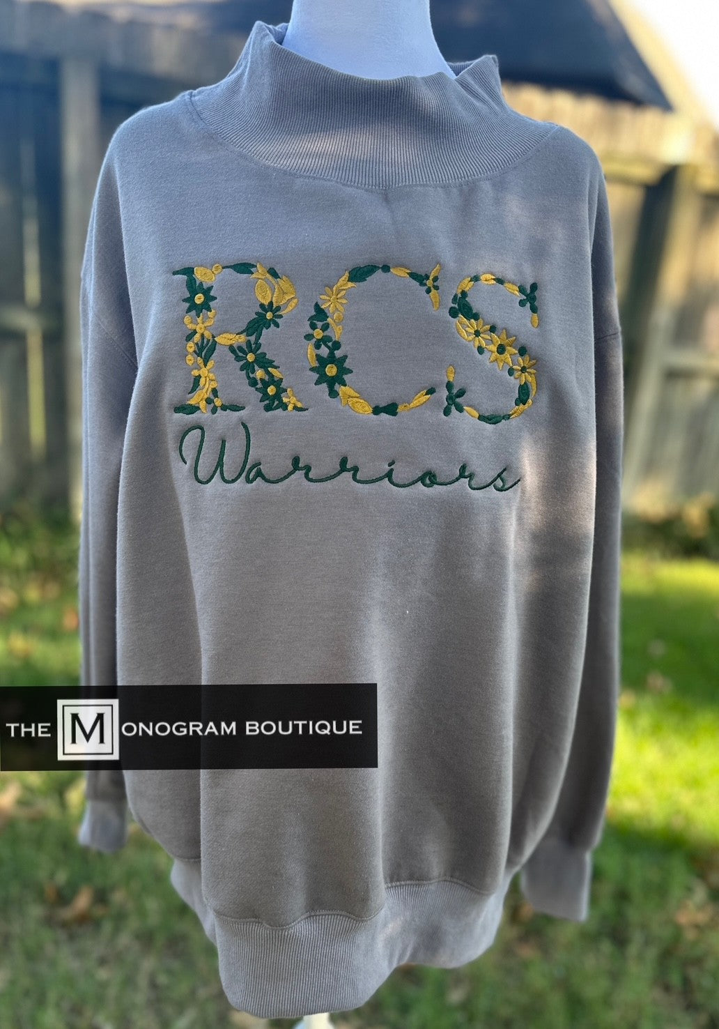 High Neck Fleece Oversized Sweatshirt