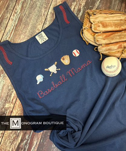 Baseball/Softball Comfort Color Tank