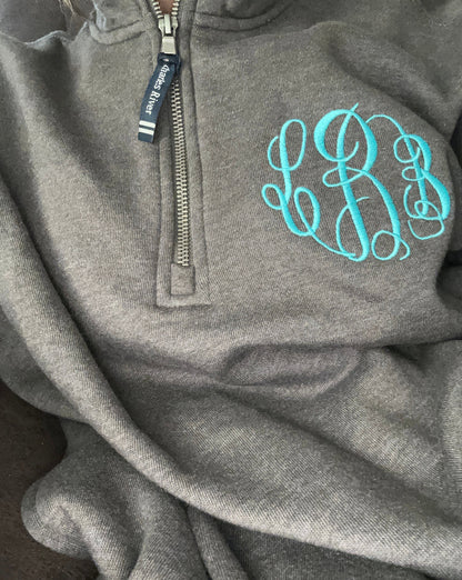 Charles River Crosswind Quarter Zip Sweatshirt