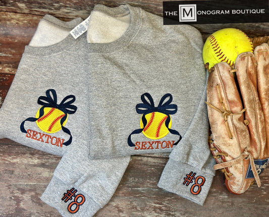 Lady Mustangs Softball Sweatshirt