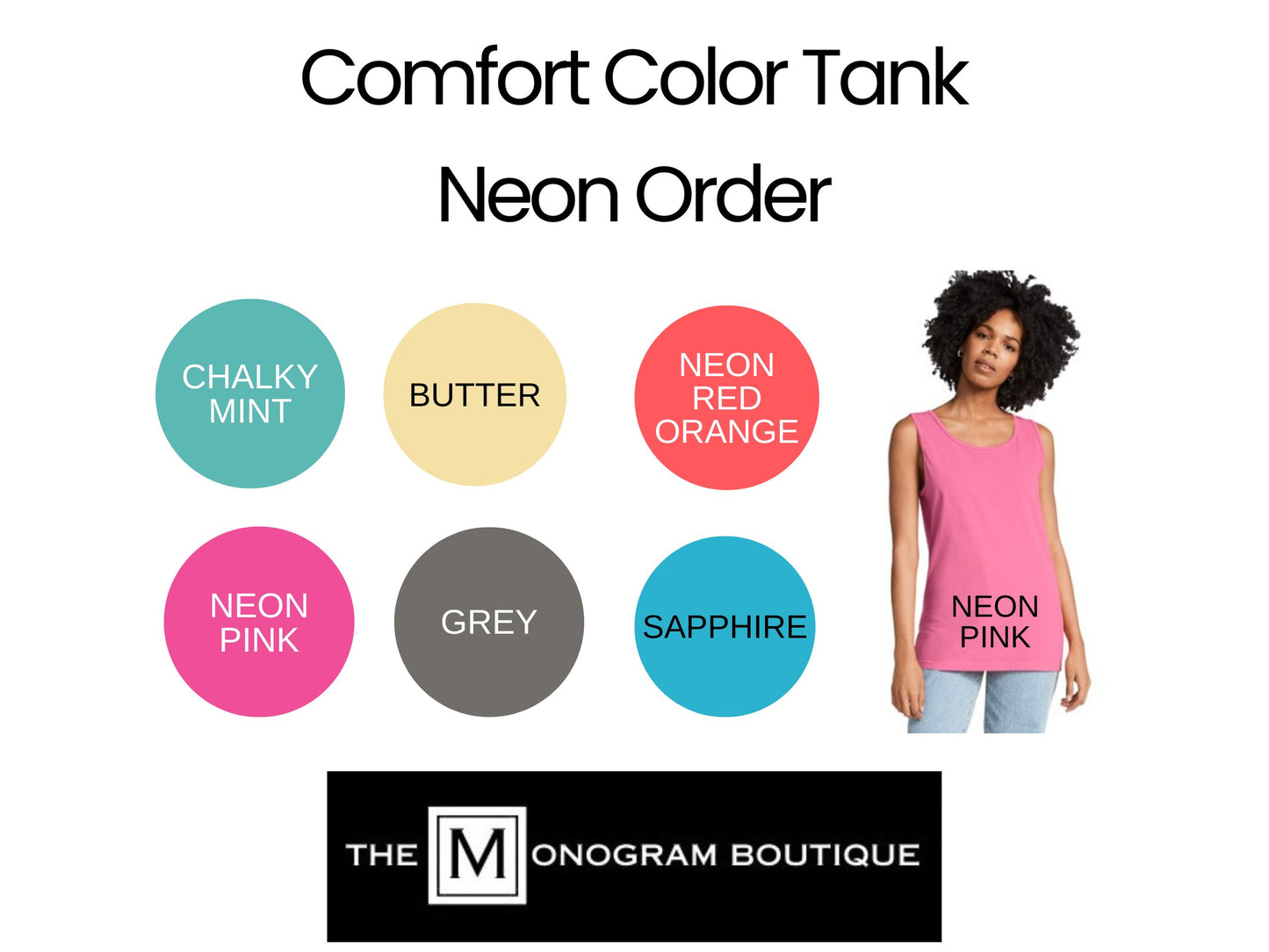 Comfort Color Neon Special Tank