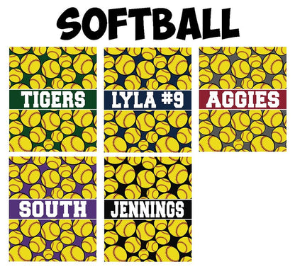 Sports Personalized Plush Blankets