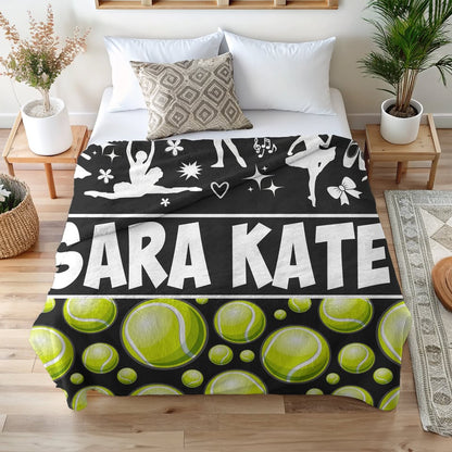 Sports Personalized Plush Blankets