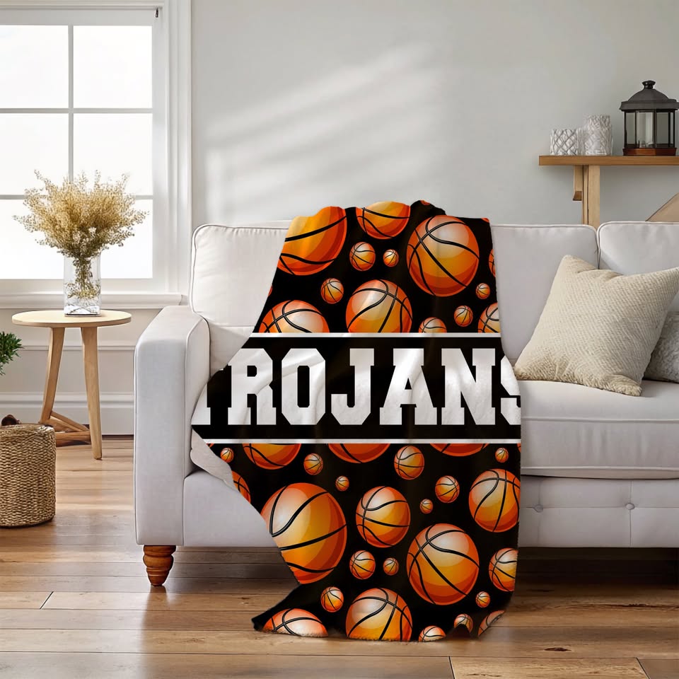 Sports Personalized Plush Blankets
