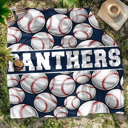 Sports Personalized Plush Blankets