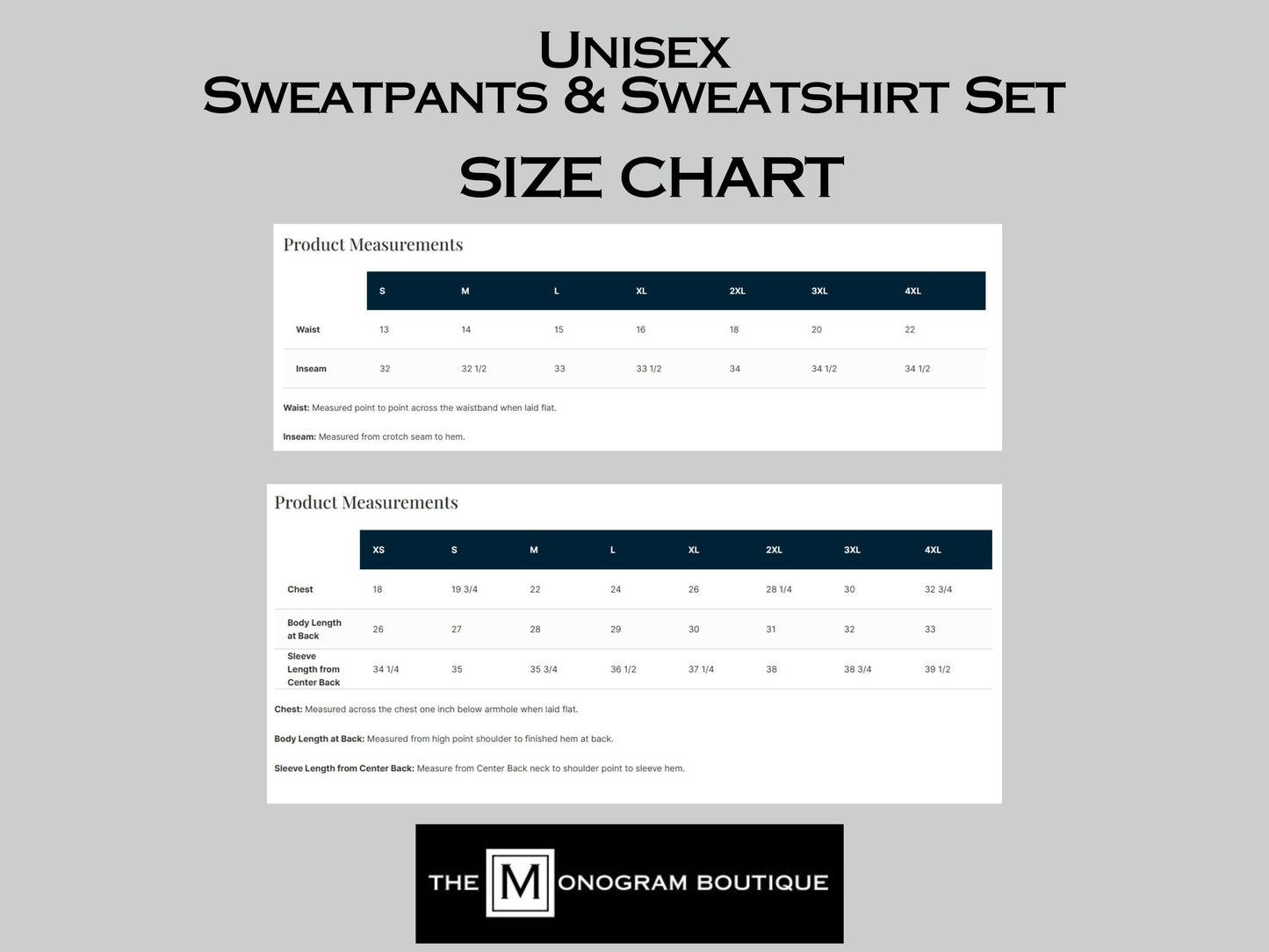 Lounge Set – Personalized Embroidered Sweatshirt + Jogger Sweatpants