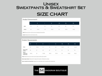 Lounge Set – Personalized Embroidered Sweatshirt + Jogger Sweatpants