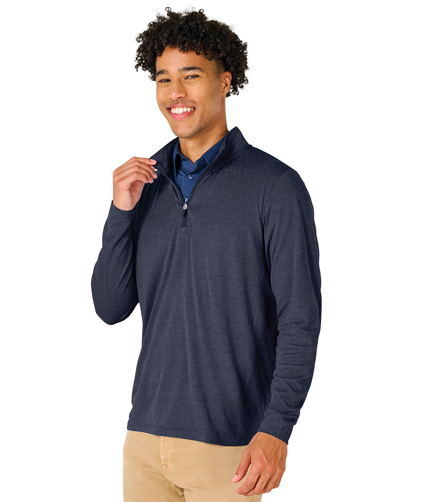 Charles River Men's Vista Tri-Blend Quarter Zip
