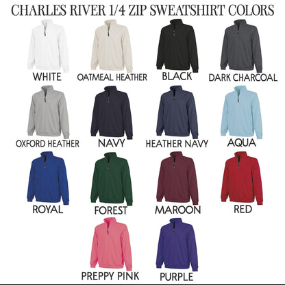 Charles River Crosswind Quarter Zip Sweatshirt