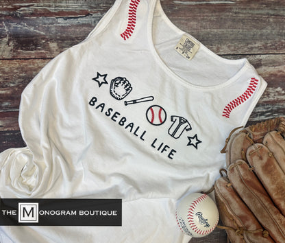 Baseball/Softball Comfort Color Tank