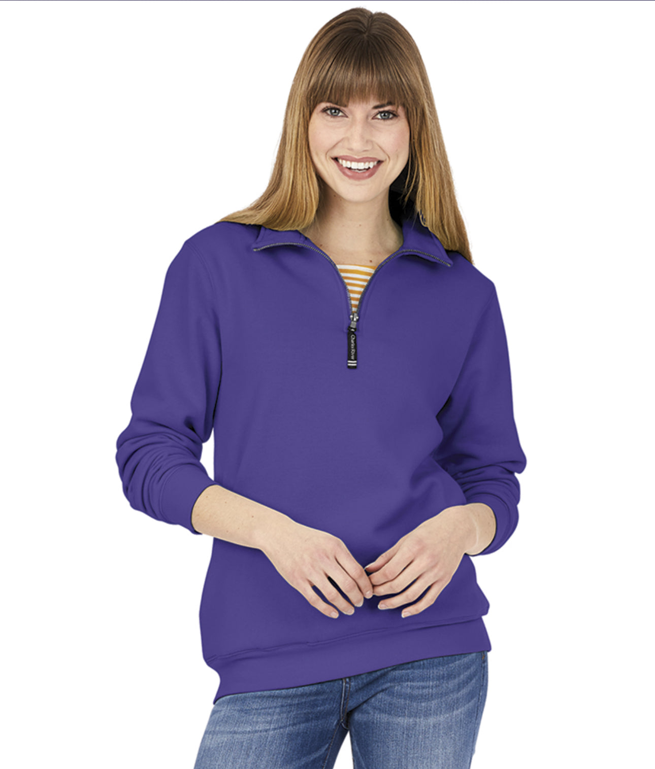 Charles River Crosswind Quarter Zip Sweatshirt