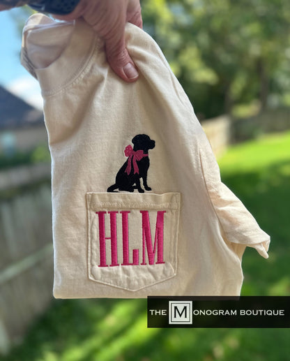 Comfort Color Pocket Tshirt - Dog Day