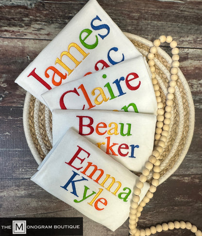 Back to School Name Shirts