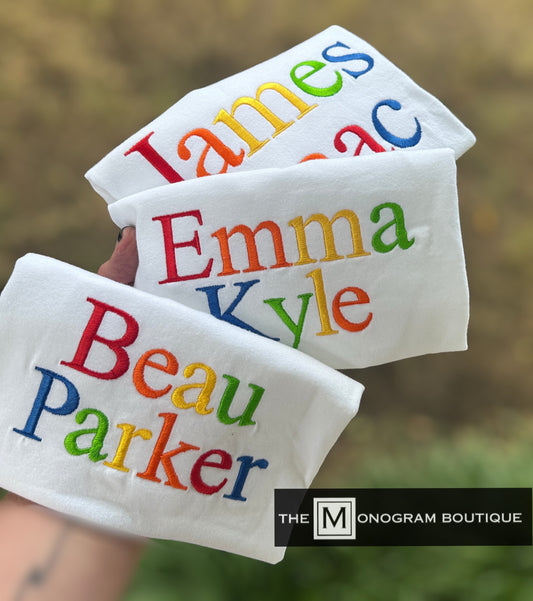 Back to School Name Shirts