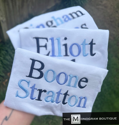 Back to School Name Shirts