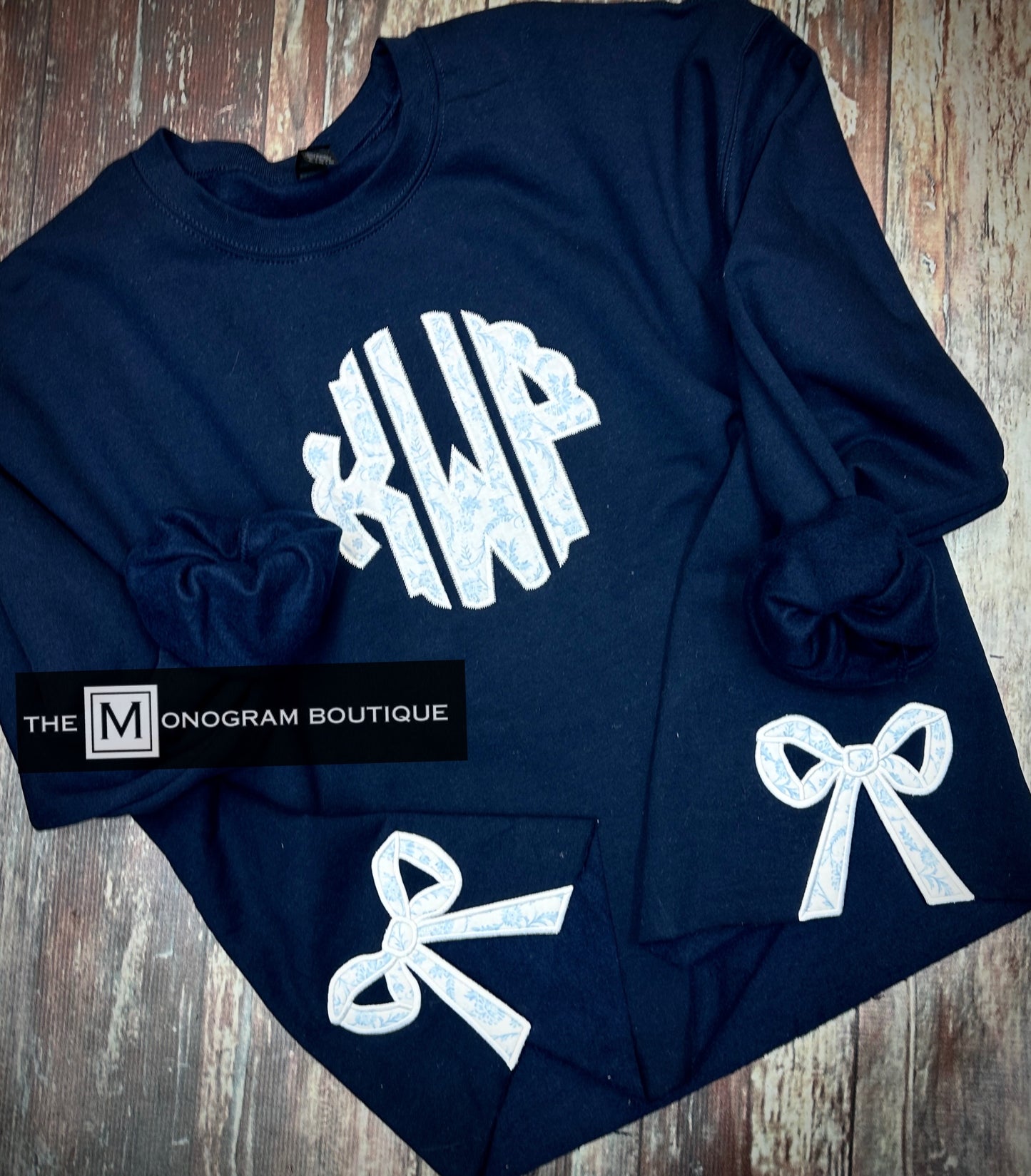 Bow Split Side Sweatshirt