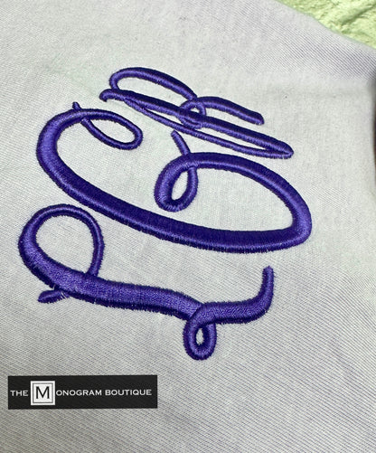 3D Puff Monogram Comfort Color Short Sleeve T-shirts