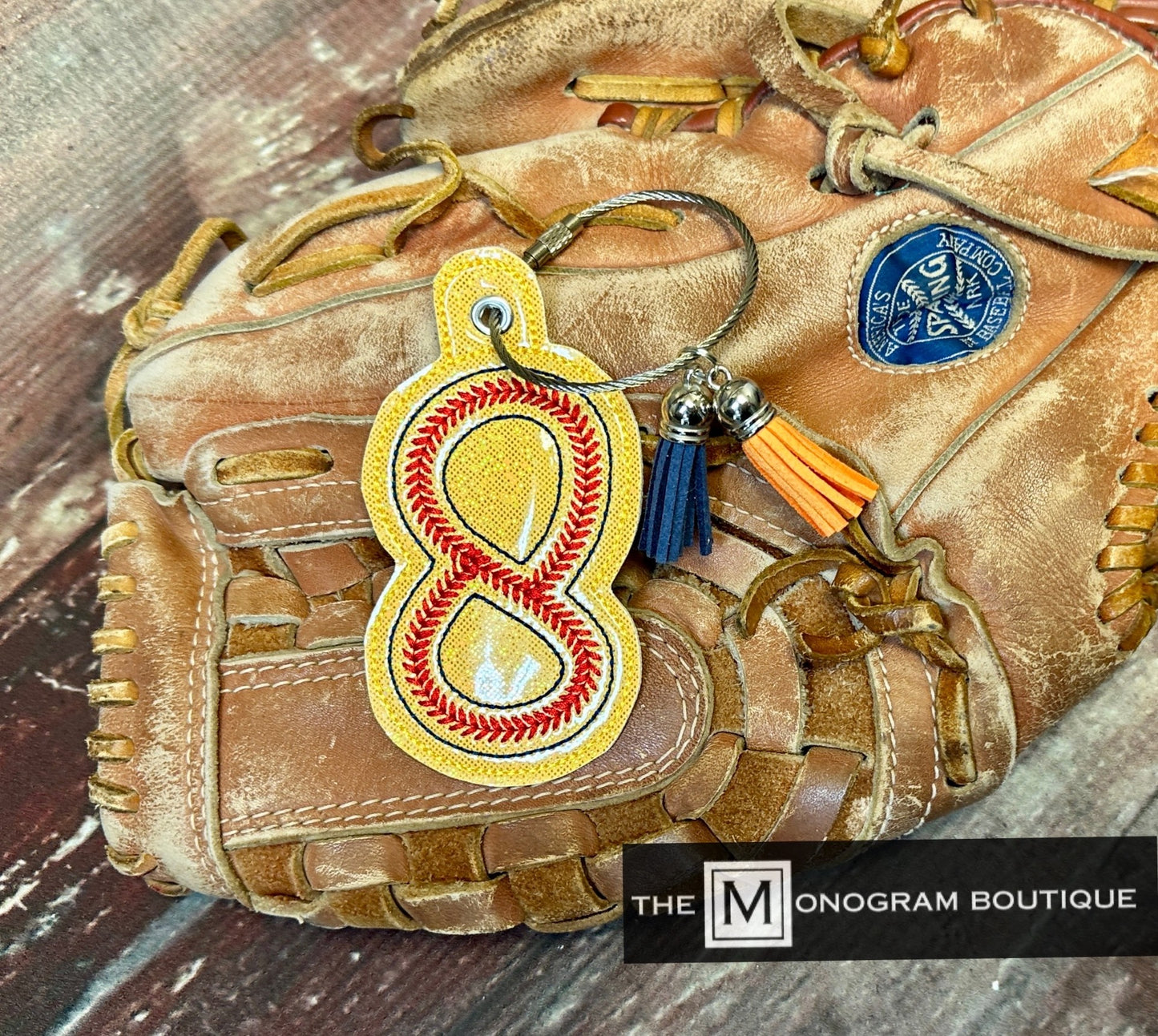 Baseball or Softball Keychain