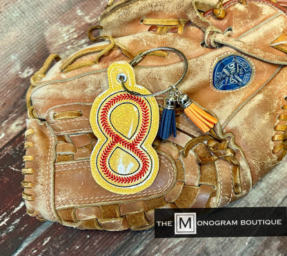 Baseball or Softball Keychain