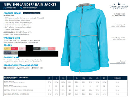 Charles River New Englander Rain Jacket (Ladies)