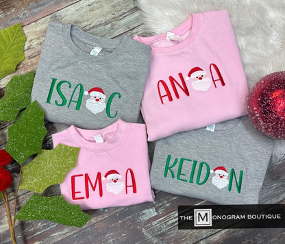 Santa Name Sweatshirt - Adults